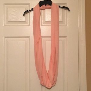 BABY PINK INFINITY SCARF